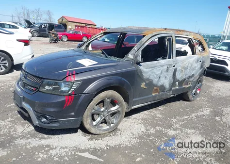 2017 Dodge Journey Crossroad Plus Awd from USA, damaged, VIN 3C4PDDGG7HT540604